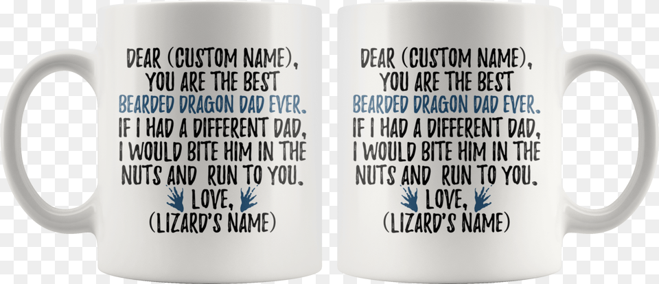 Personalized Best Bearded Dragon Dad Coffee Mug Mug, Cup, Beverage, Coffee Cup Png Image
