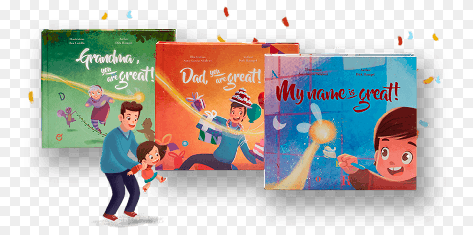 Personalized Books For Each Member Of The Family One Personalised Kids39 Story Book, Publication, Boy, Child, Person Free Png Download