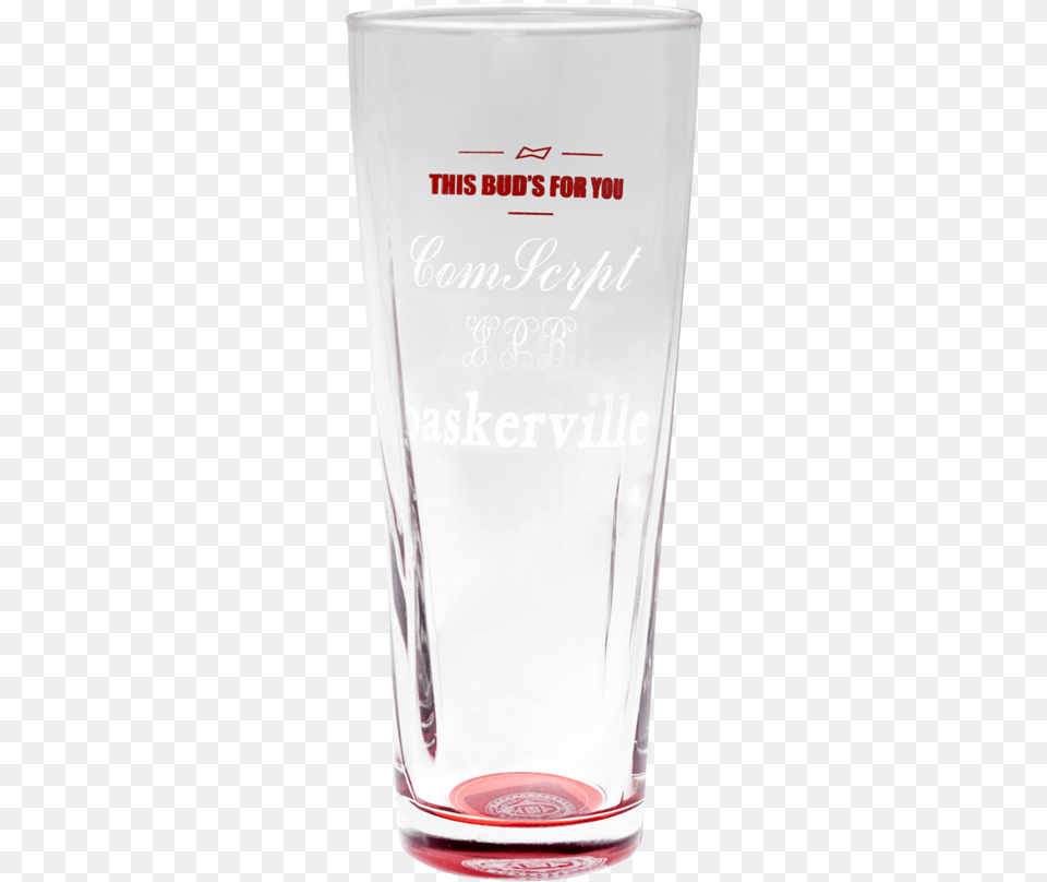 Personalized Budweiser Glass Pint Glass, Alcohol, Beer, Beverage, Beer Glass Png
