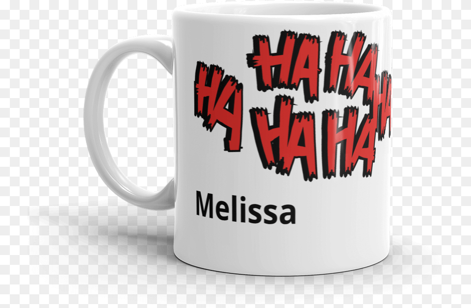 Personalized Comic Hahaha Mug Mug, Cup, Beverage, Coffee, Coffee Cup Free Png