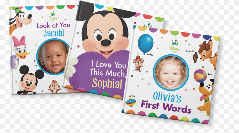Personalized Covers Disney Baby Look At Me Book, Person, Photography, Portrait, Head Free Transparent Png