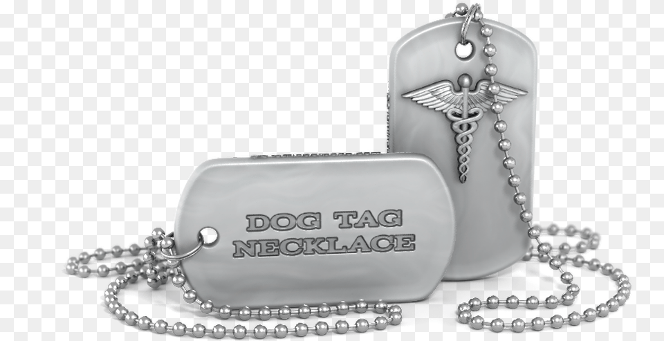 Personalized Dog Tag Necklaces Silicone Silver Reminderband, Accessories, Bag, Handbag, Jewelry Free Png Download