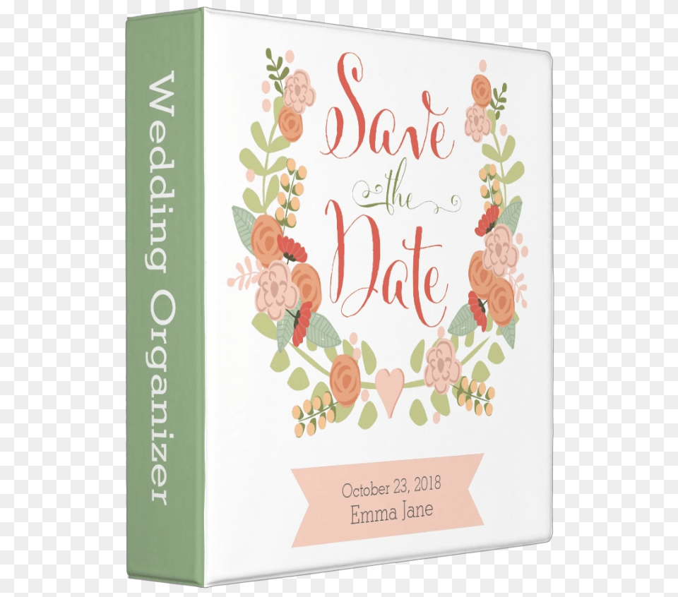 Personalized Floral Wreath Wreath, Book, Publication Png Image