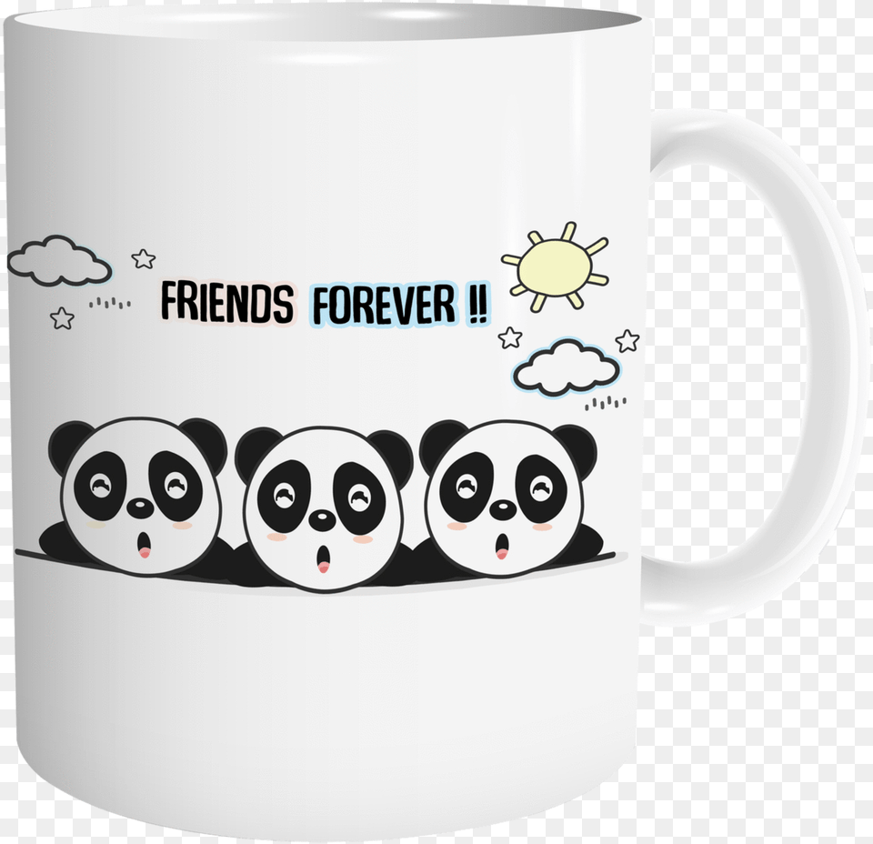 Personalized Friends Forever Coffee Mug Mug, Cup, Beverage, Coffee Cup, Animal Png Image