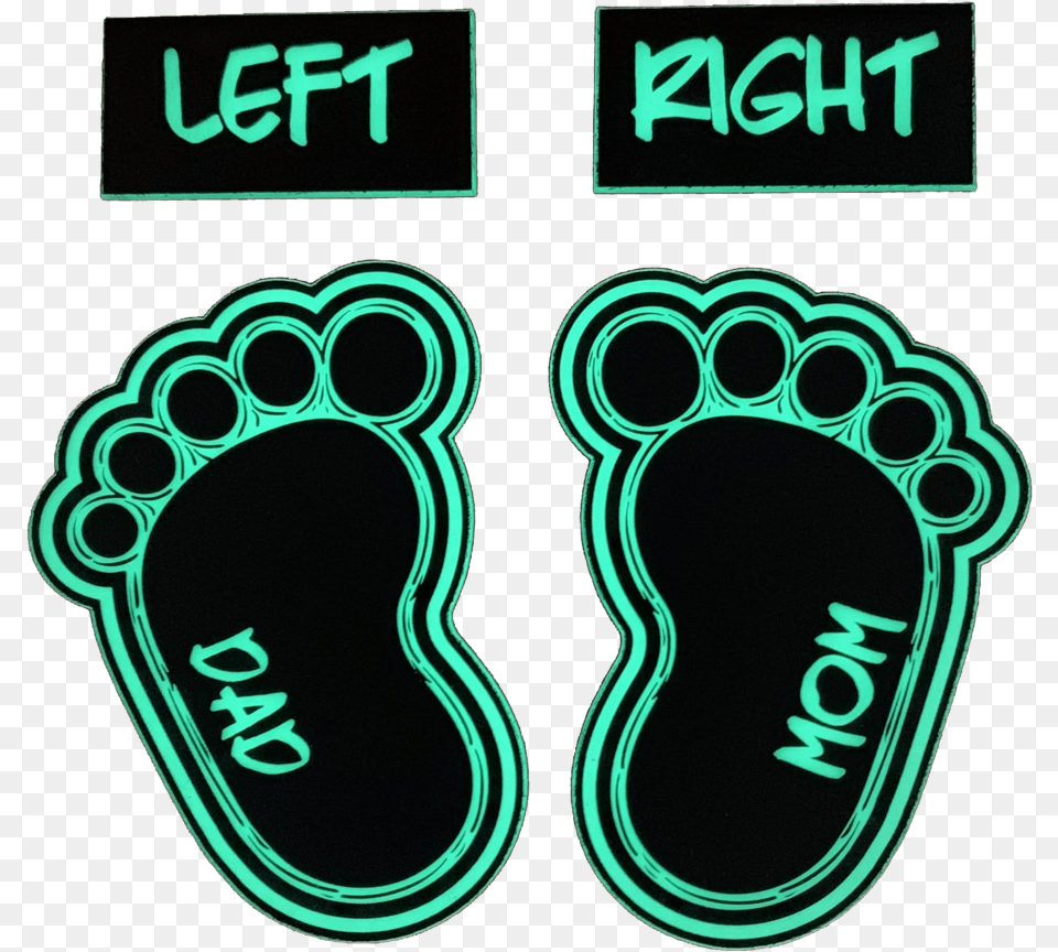 Personalized Gitd Baby Foot Patch Illustration, Footprint Png Image