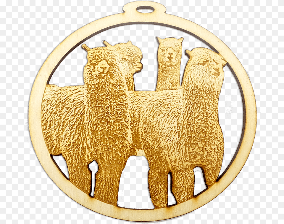 Personalized Herd Of Alpacas Ornament Alpaca, Logo, Animal, Mammal Free Png