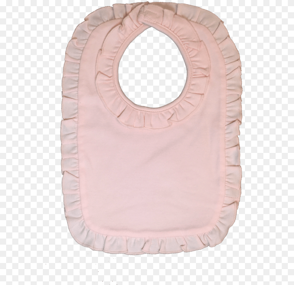 Personalized Infant Bib Pink Ruffle Beige, Person, Accessories, Bag, Handbag Free Png Download