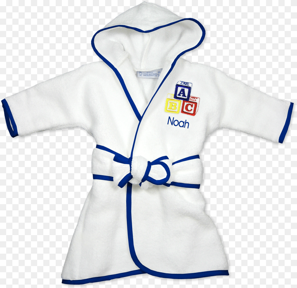 Personalized Infant Robe With Abc Blocks Primary Infant, Clothing, Fashion, Hoodie, Knitwear Free Png