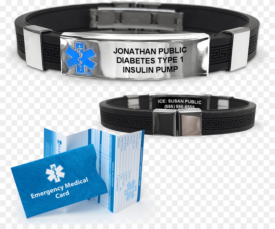 Personalized Medic Alert Bracelet, Accessories, Jewelry, Belt Free Png