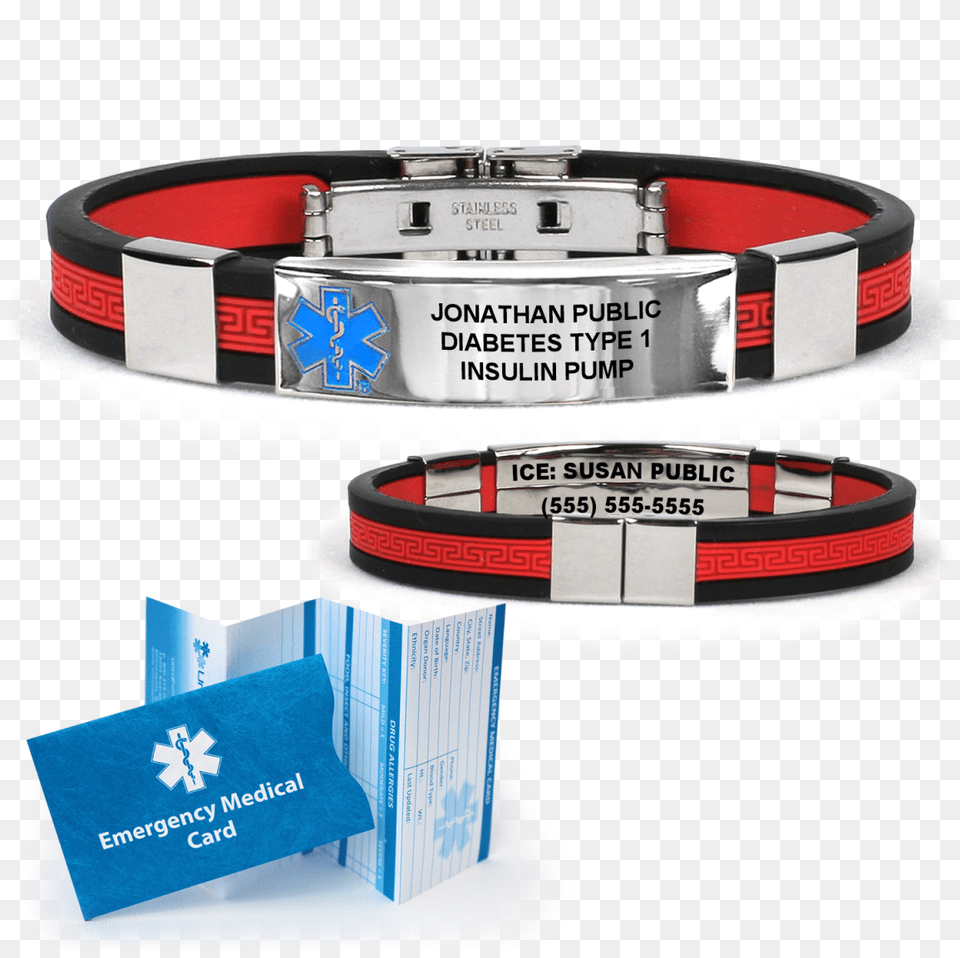 Personalized Medic Alert Bracelet, Accessories, Jewelry, Belt Free Transparent Png