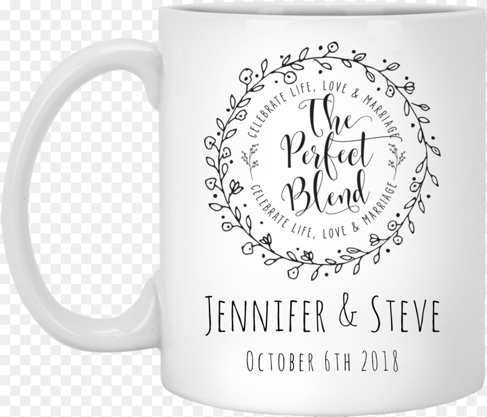 Personalized Perfect Blend Love And Marriage White Makes Planet Great Again, Cup, Beverage, Coffee, Coffee Cup Free Transparent Png