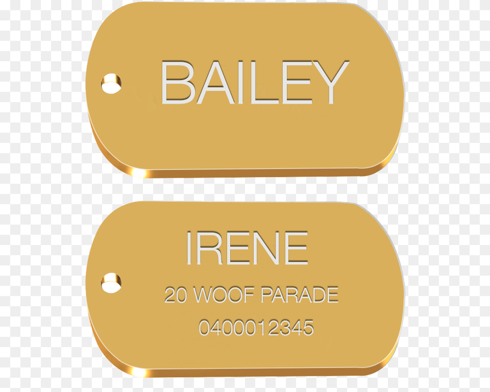 Personalized Retro Military Dog Tag Skateboarding, Gold, Text Png Image