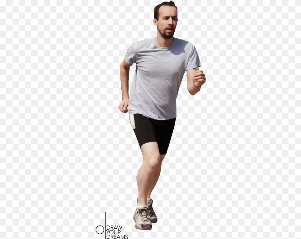 Personas Drawyourdreams Guys Running No Background, Clothing, Footwear, Sneaker, Shorts Png