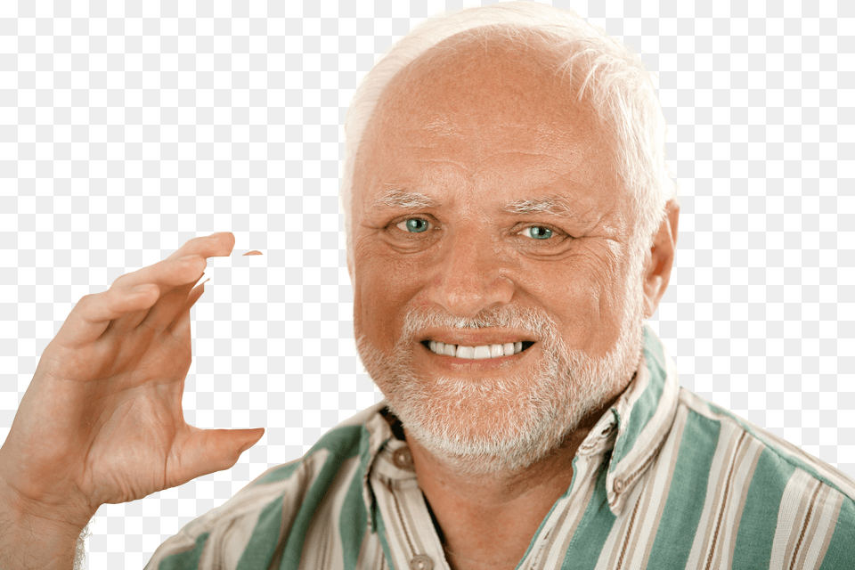 Personharold With Pill Bottle And Odd Expression Hide The Pain Harold Meme, Portrait, Photography, Person, Head Free Transparent Png