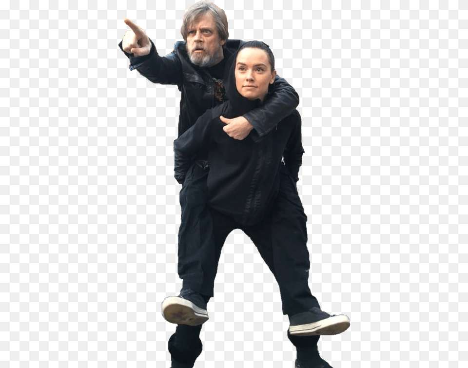 Personmark Hamill And Daisy Ridley Mark Hamill Transparent Background, Pants, Person, Photography, Head Free Png