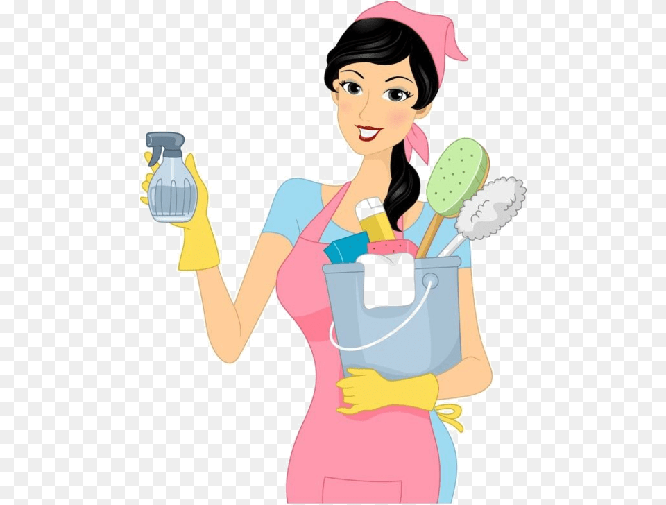 Personnages Illustration Individu Personne Gens House Cleaning, Person, Adult, Female, Woman Free Png