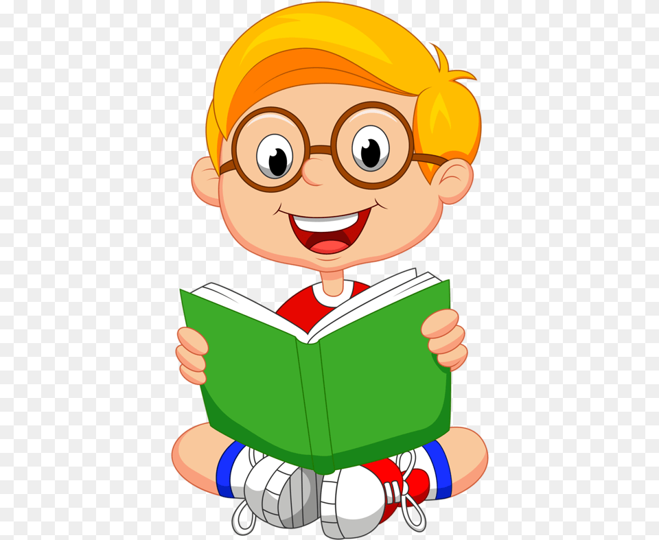 Personnages Read Clipart, Person, Reading, Book, Publication Free Png Download