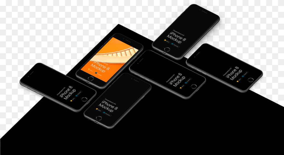 Perspective Iphone 8 Mockup, Electronics, Mobile Phone, Phone, Text Free Transparent Png