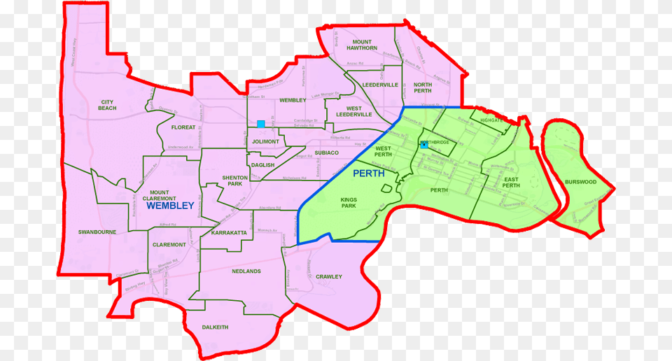 Perth District Map Map, Chart, Plot, Atlas, Diagram Free Png