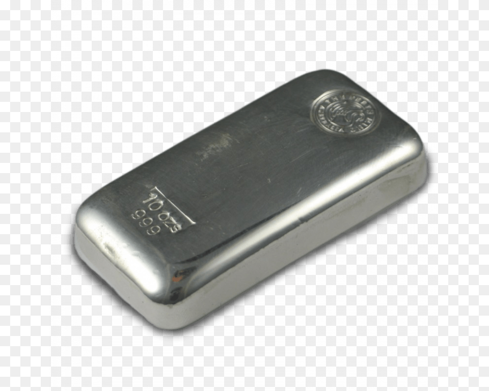 Perth Mint 10 Oz Bar Computer Keyboard, Electronics, Mobile Phone, Phone, Silver Free Png Download