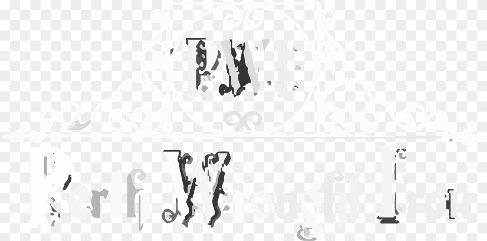 Perth Wrought Iron Graphic Design, Stencil, Text, Baby, Person Free Transparent Png