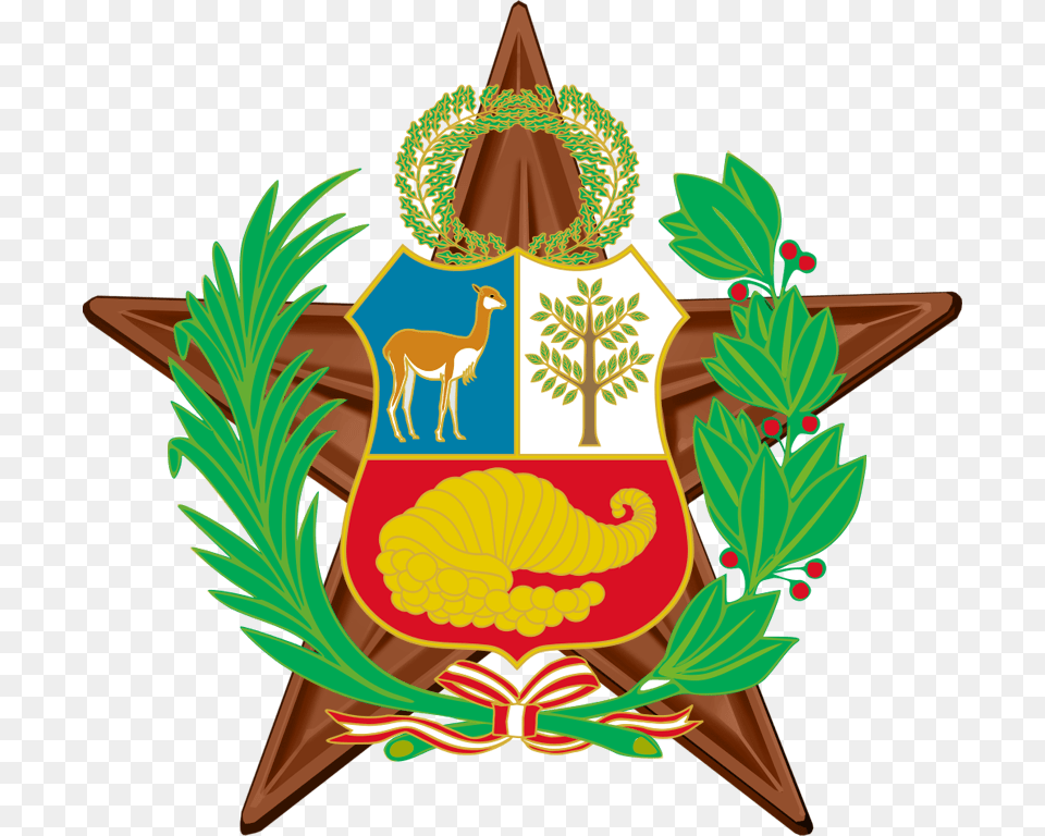 Peru Barnstar Peru Coat Of Arms, Emblem, Symbol, Animal, Antelope Free Png