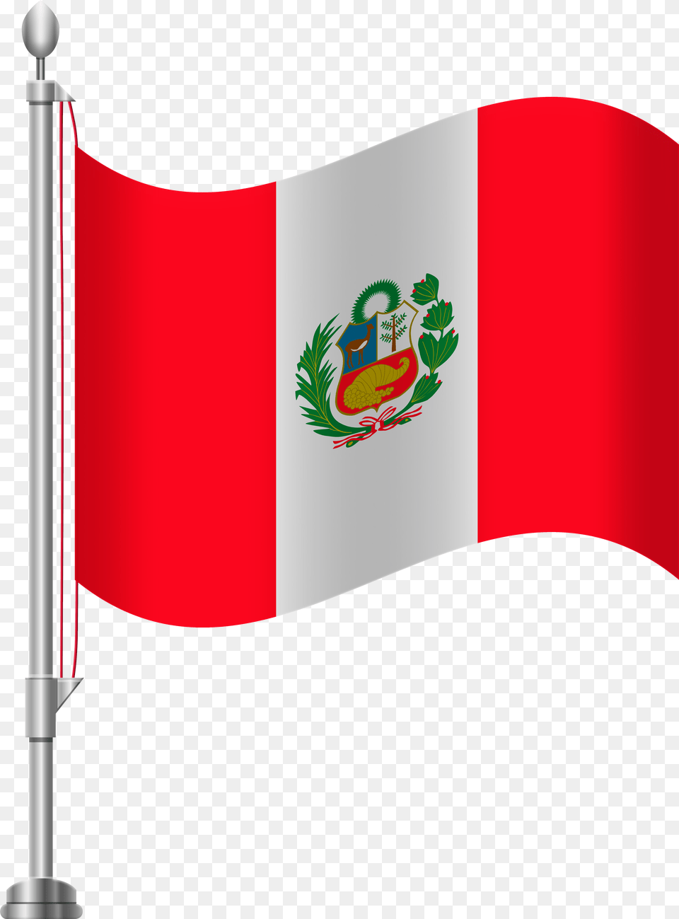 Peru Flag Clip Art Free Png