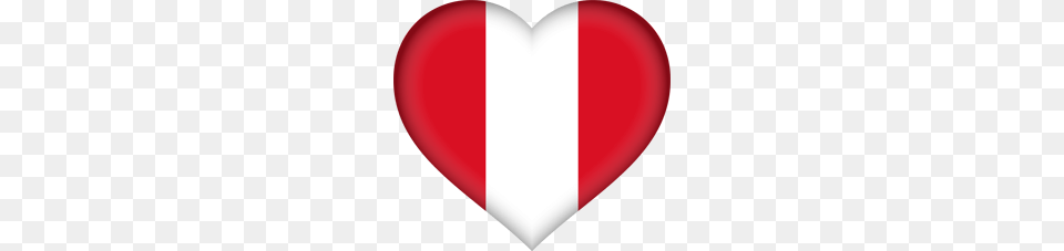 Peru Flag Clipart, Heart Png Image
