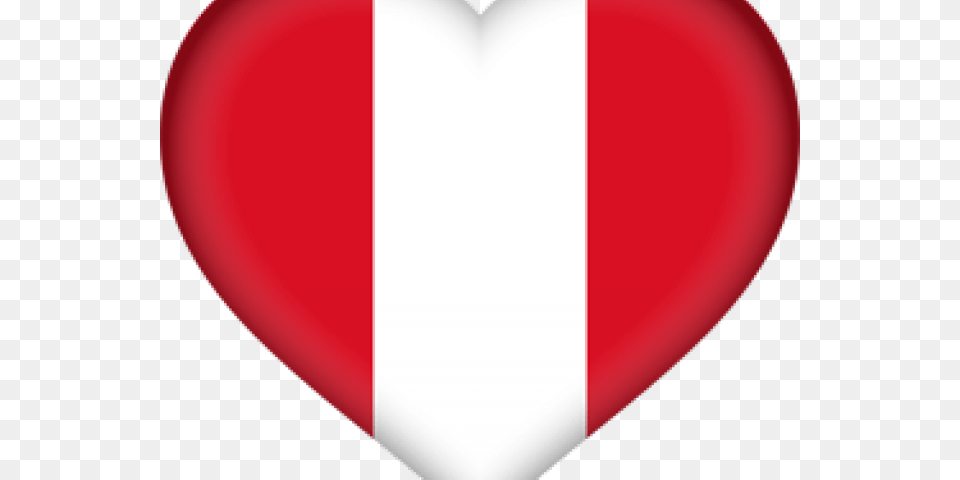 Peru Flag Clipart Heart Heart, Balloon Png