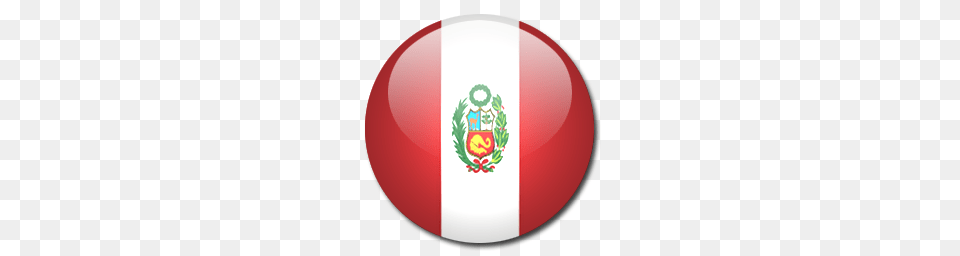 Peru Flag Icon Rounded World Flags Icons Iconspedia, Logo, Food, Ketchup Free Png Download