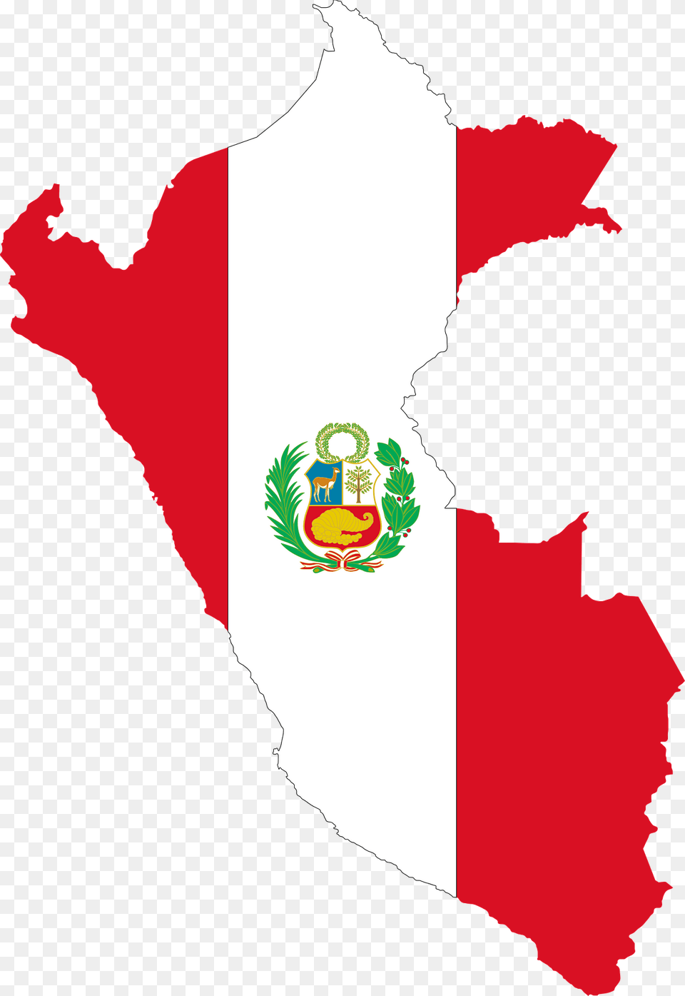 Peru Flag Map Clipart, Logo Png