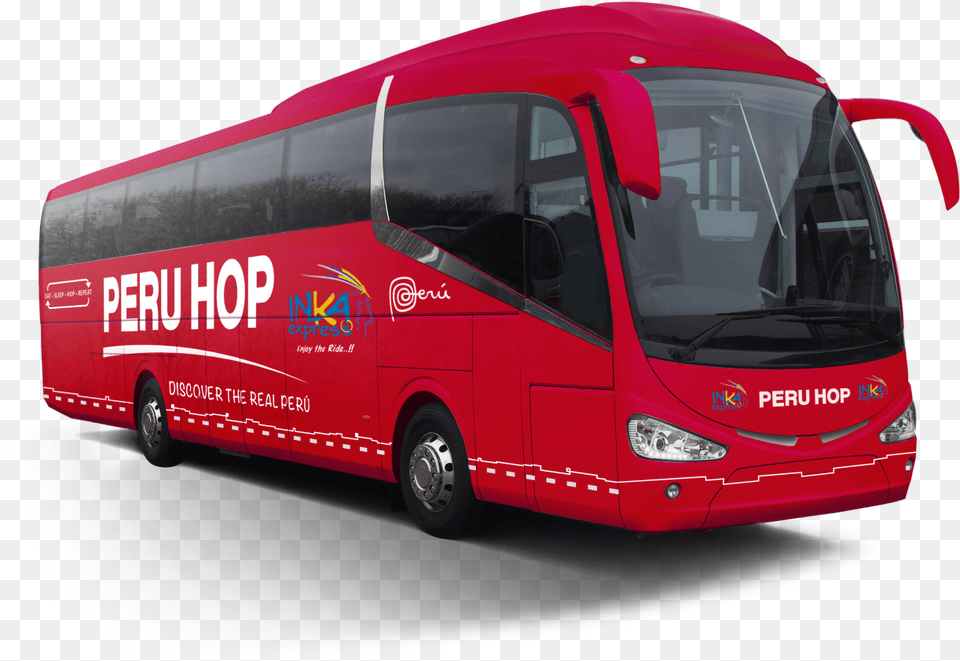 Peru Hop Bus, Transportation, Vehicle, Tour Bus, Machine Png