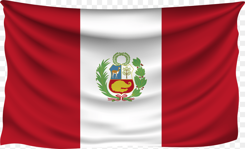 Peru Wrinkled Flag Bandera De Peru Wallpaper 4k Free Png