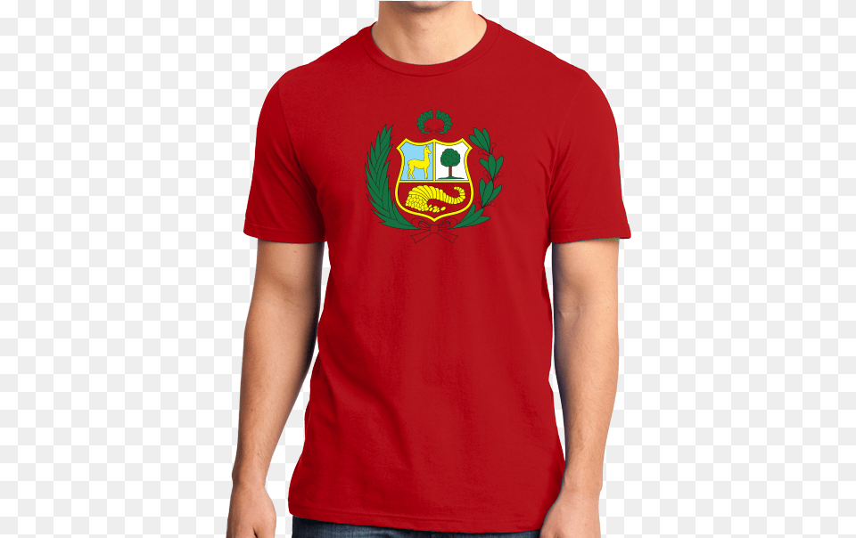 Peruvian Coat Of Arms Flag Peru Pride Love Cusco Heritage Tshirt Bhut Jolokia T Shirt, Clothing, T-shirt Free Png
