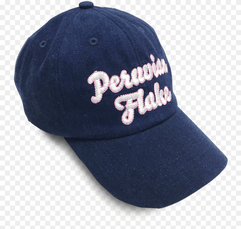 Peruvian Flake Cursive Logo Hat Baseball Cap, Baseball Cap, Clothing Free Png Download