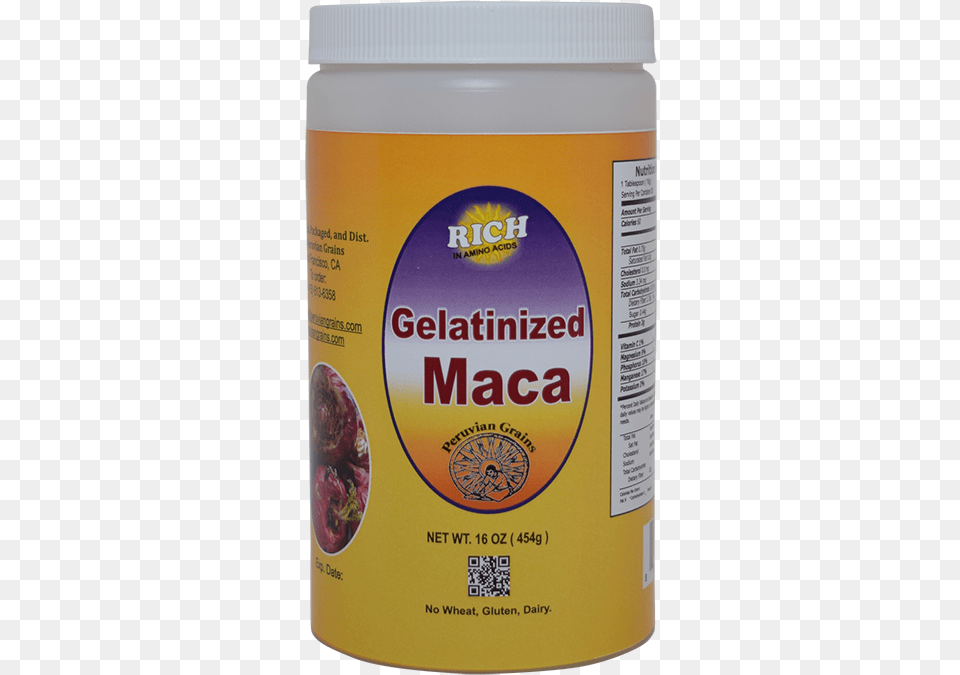 Peruvian Grains Gelatinized Maca Hericium, Food, Mayonnaise, Qr Code, Can Free Png