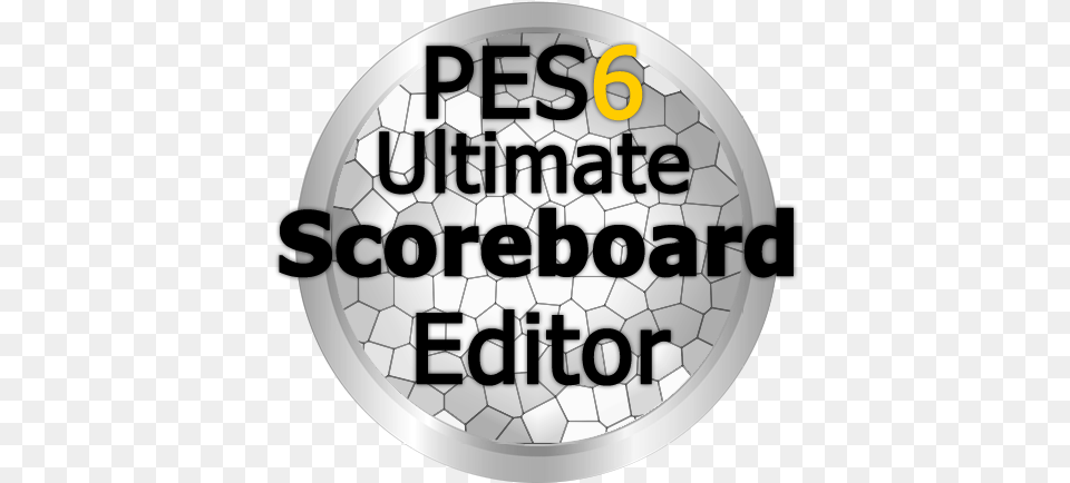 Pes 6 Update Tool Pes6 Ultimate Scoreboard Editor V1 By Gunaid Circle, Ball, Football, Soccer, Soccer Ball Free Png Download