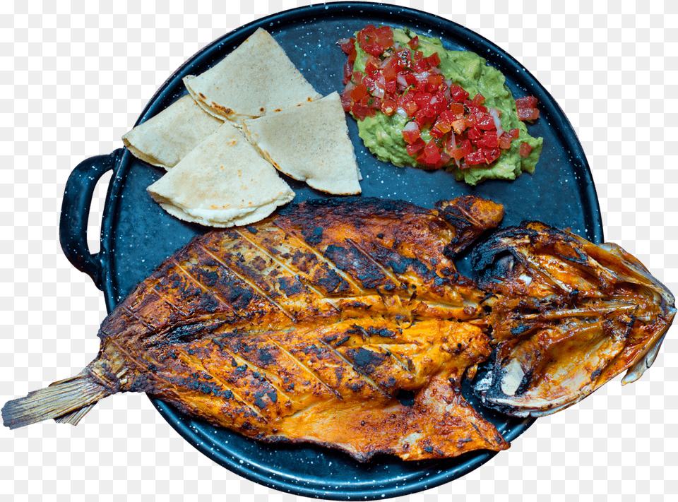 Pescado Zarandeado Dish, Food, Food Presentation, Meal, Platter Png