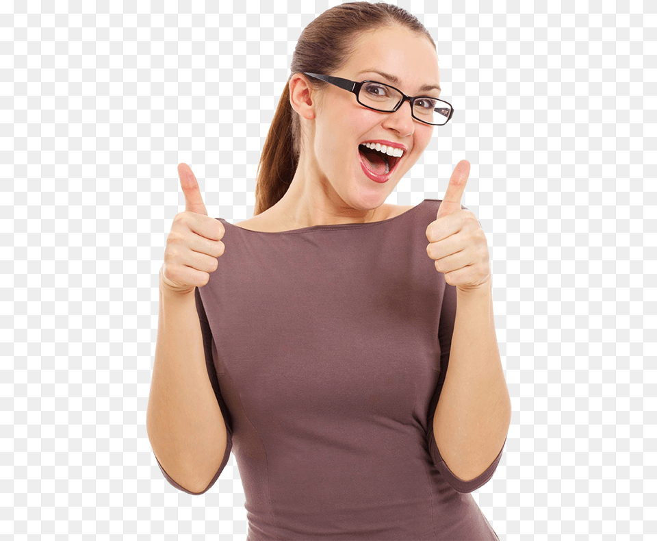 Pessoa Dando Ok, Woman, Hand, Thumbs Up, Finger Free Transparent Png