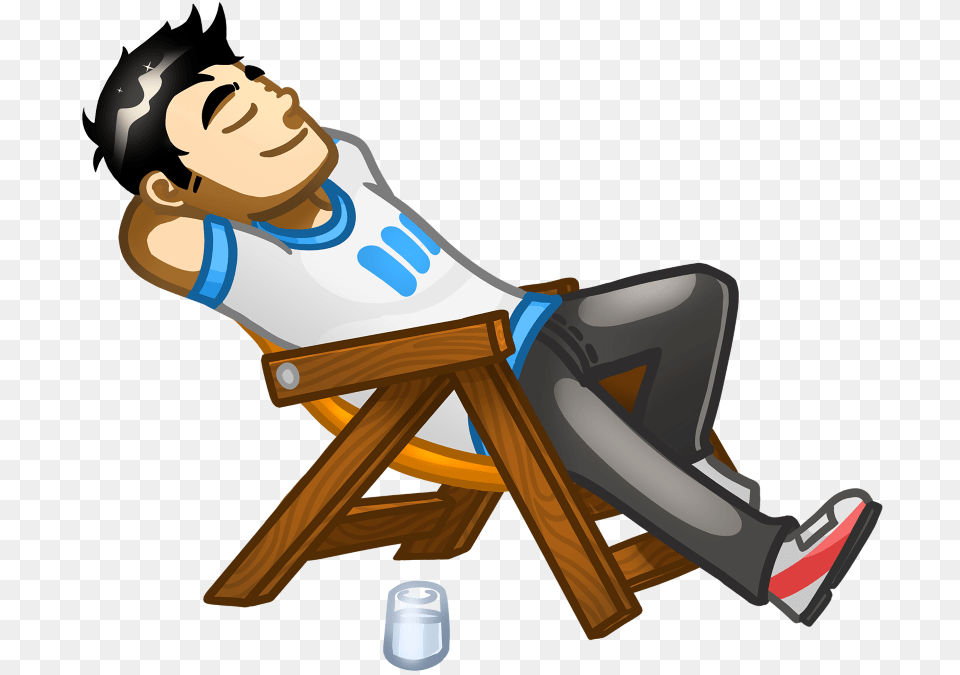 Pest Control Service Experts Relax Clipart, Person, Sitting, Sleeping, Furniture Png