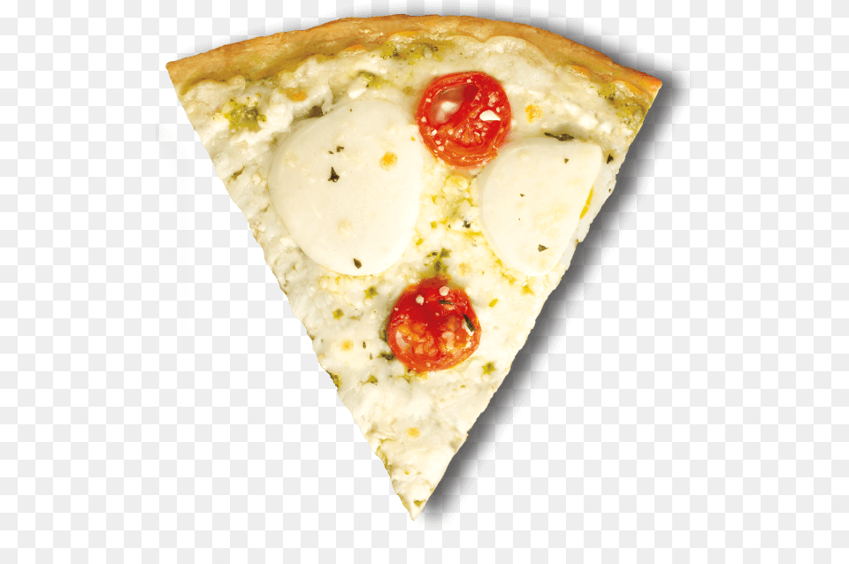 Pesto And Fresh Mozzarella Pizza Pizza Slice Pizza Cheese, Food, Egg Free Png