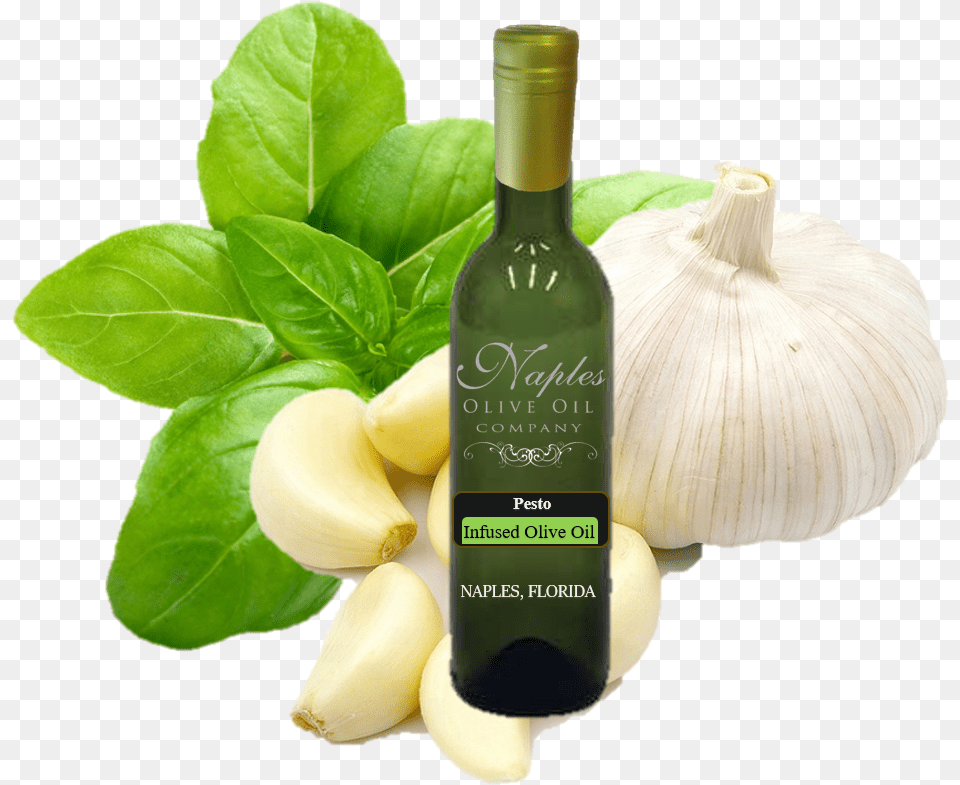 Pesto Olive Oil Basil, Bottle, Plant, Food, Fruit Free Transparent Png