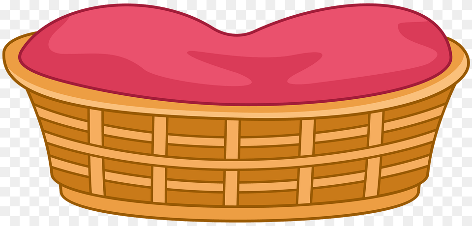 Pet Bed Clipart, Basket, Hot Tub, Tub Free Png