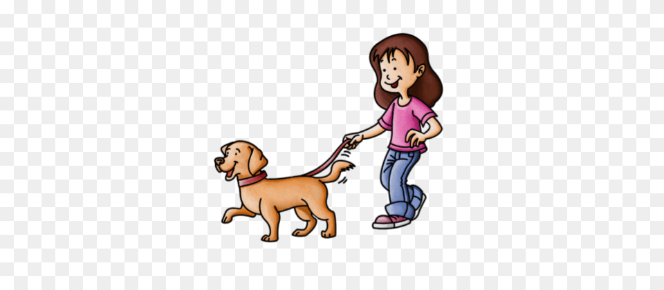 Pet Clipart Dog Walking, Baby, Person, Head, Face Free Png Download