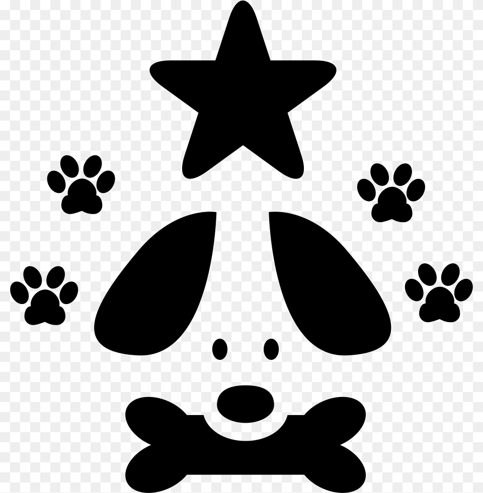 Pet Hotel Sign Of A Dog With A Star And Pawprints Comments Sight Word Bingo Sheet, Stencil, Symbol, Animal, Fish Free Png Download