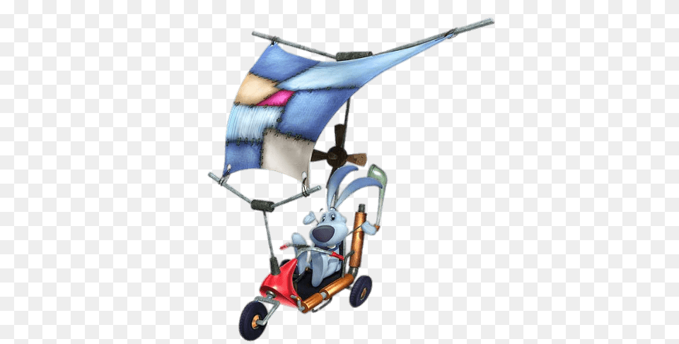 Pet Pals Tophat The Rabbit In Plane, Carriage, Transportation, Vehicle, Grass Free Png Download