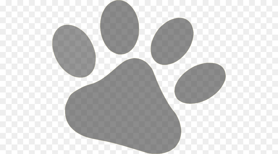 Pet Paw Dog Paw Clipart Black And White, Footprint Png