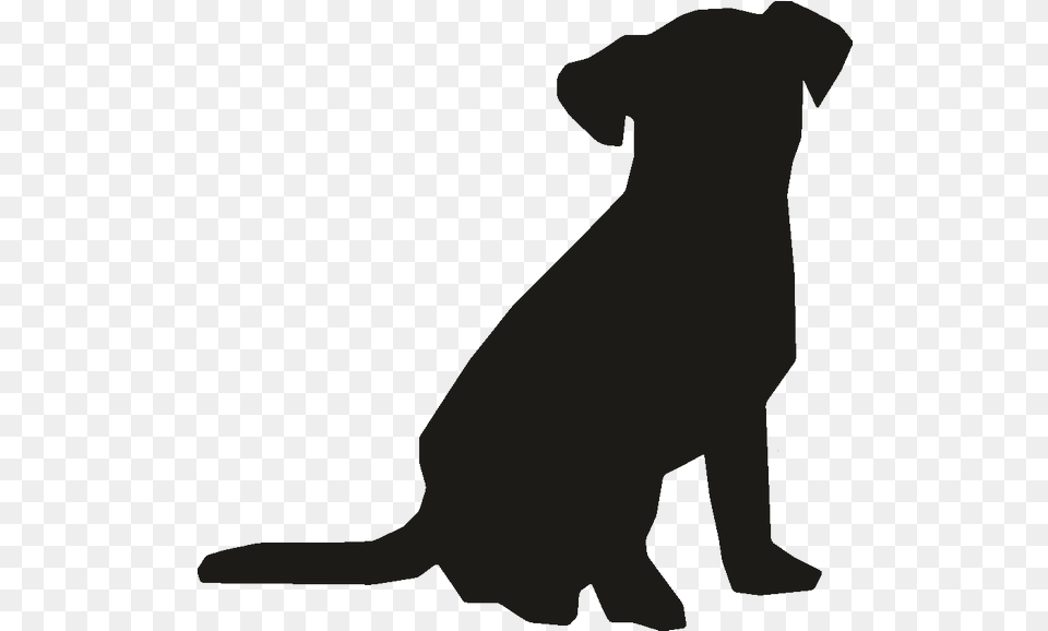 Pet Sitting Cat Dog Horse Deer Sitting Dog Silhouette, Animal, Canine, Mammal, Person Free Png Download