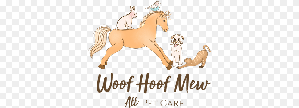 Pet Sitting Conifer Co Woof Hoof Mew Animal Figure, Baby, Person, Mammal, Horse Png Image