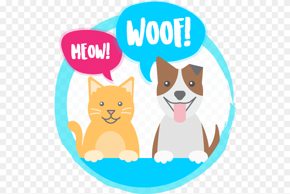 Pet Speak A Blog Dogs And Cats Clipart, Sticker, Toy, Plush, Mammal Free Transparent Png